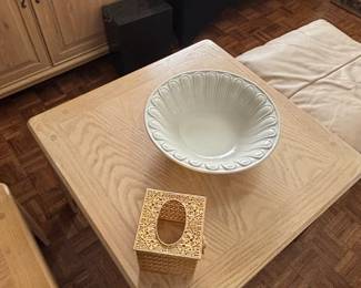 Vintage Filigree Metal Tissue Box Cover