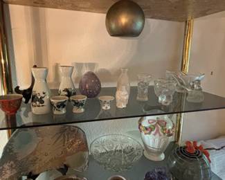 Assorted Japanese Porcelain and Decorative Glass Collection