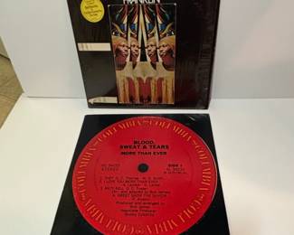 Aretha Franklin Young, Gifted and Black LP Atlantic Records,  and Blood, Sweat  Tears More Than Ever LP Columbia Records, 