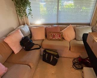 Sectional Sofa with Textured Upholstery second image