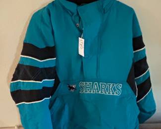 Vintage San Jose Sharks Starter Pullover Jacket