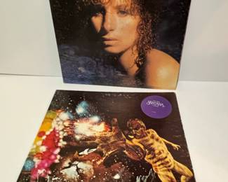 Barbra Streisand Wet and Santana The New Santana Album Vinyl LP Records