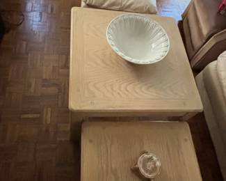 Oak Nesting Table Set second image