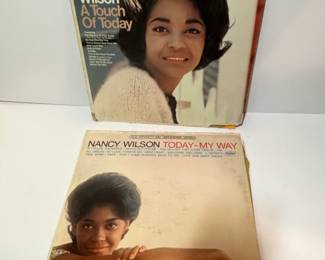 Nancy Wilson Vinyl LP Records A Touch of Today and TodayMy Way