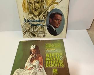 Frank Sinatra I Remember Tommy and Herb Alpert Whipped Cream  Other Delights Vinyl Records