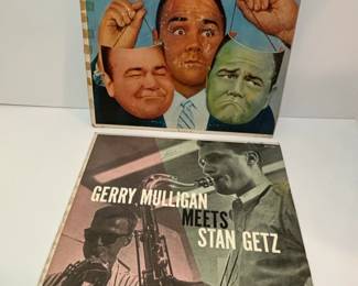 Vintage Vinyl Record Collection  Albums  Jazz and Comedy Focus