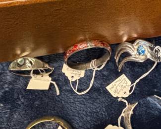 Assorted Vintage Costume and Sterling Jewelry Collection with Southwestern and Artisan Pieces