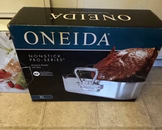 Oneida Nonstick ProSeries Extra Large Aluminum Roaster with Rack