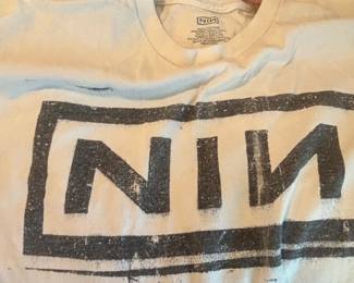 Vintage s Nine Inch Nails NIN Logo TShirt
