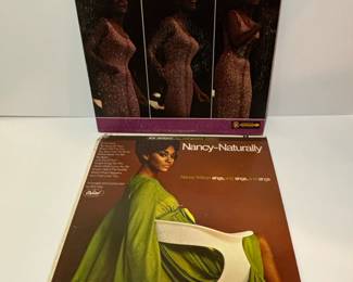 Vintage Vinyl Record Lot Dionne Warwick In Paris and Nancy Wilson NancyNaturally