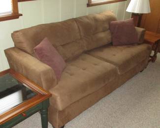 Brown Fabric Sofa