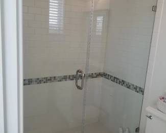 Glass shower doors
