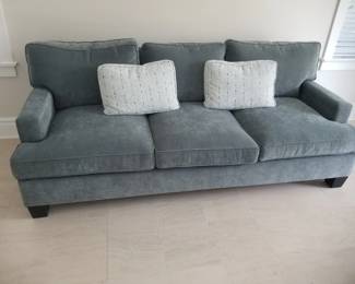 Cozy couch is a sleeper sofa