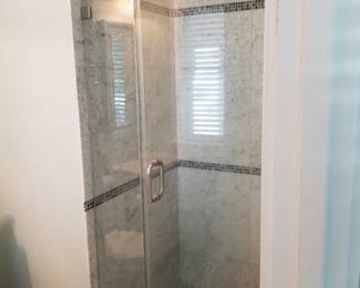 Glass shower doors
