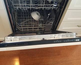 Dishwasher features stainless steel interior