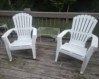 Plastic chairs