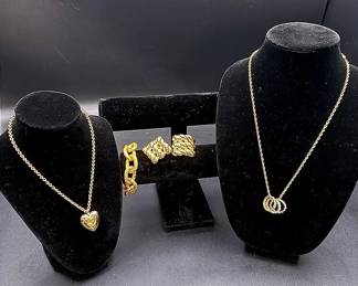 Mixed Gold-toned Jewelry Lot