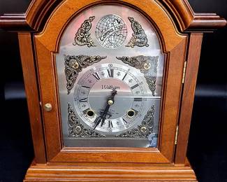 Waltham Hastings Tempus Fugit Mantle Clock And Key