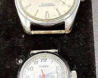 Timex Watch Case And Waltham Watch Case