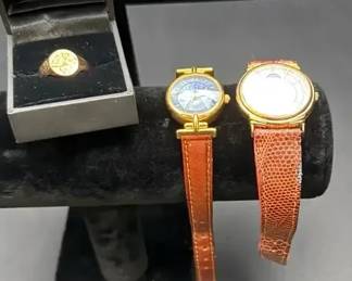 Moon Phase Fossil Watch And Moon Phase Access Watch
