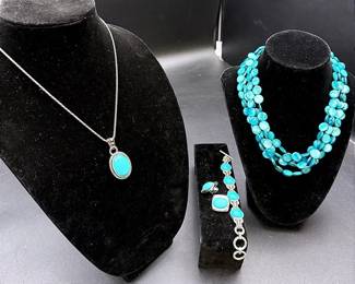 Turquoise Colored Lot