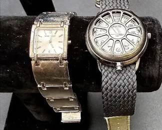 A Nine West Dress Watch And A Vintage Fossil Watch