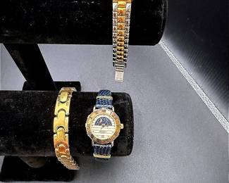 Vintage Axcess Watches And A 24K Gold Plated Replacement Watch Band