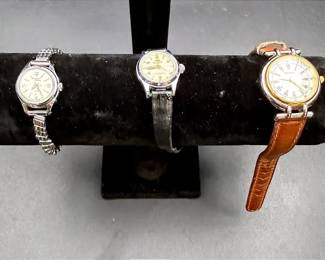 Watch Trio Featuring Fossil, Enicar And Germinal Voltaire