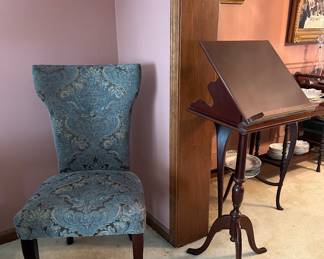 Corner Chair and Book Stand