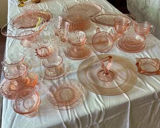 Pink Depression Glass