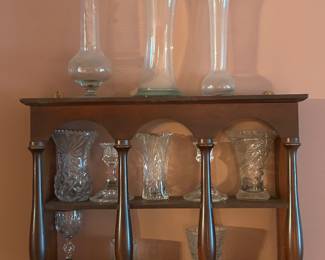 Hanging display shelf
