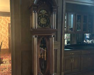 Grandfather clock designed for jeweler in Buckhead for his store