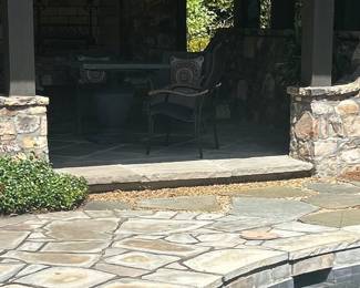 Large lava stone planters 22.5”Hx26”W