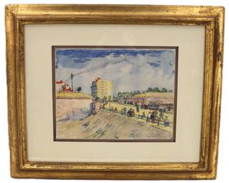 Vincent van Gogh (1853-1890) Dutch, Limited Edition Lithograph "Gate in the Paris Ramparts"