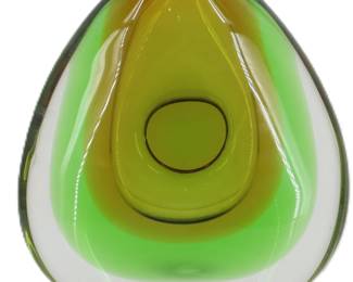 Karlovy Very Art Glass "Eye Vase" by Vladimir Mika
