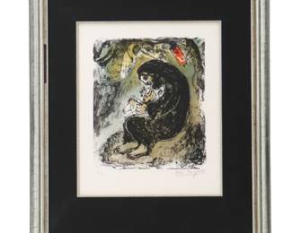 Marc Chagall (1887-1985) Russian/French, Lithograph "Meditation"