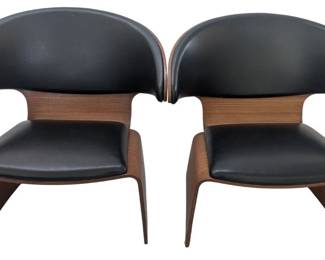 Pair of Hans Olsen "Bikini" Lounge Chairs for Frem Rojle Mobelbalik