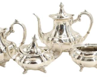 Fisher Silversmiths Sterling Silver Five-Piece Tea and Coffee Service - 83.40 ozt.
