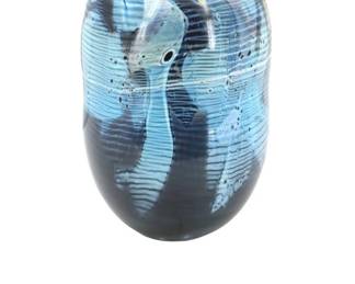 Wes Hunting (Born 1958) American, 1983 Hunting Studio Art Glass Vase