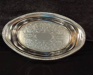 Royal oval serving a tray