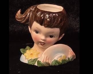 1960's Enesco Head Vase