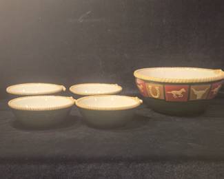 Sonoma Life + Style Happy Trails 5 pc Bowl Set