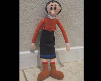Vintage Olive Oyl Plush