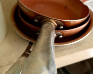 Copper skillets and other cookware