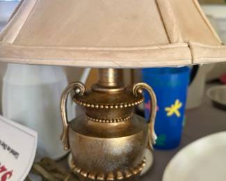 Heavy brass lamp with nice design