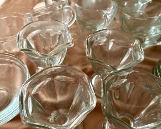 ice cream/dessert cups: several different styles