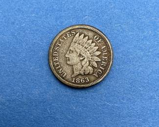 1863 Indian Head Cent