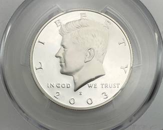 2003 -S Silver Proof Kennedy Half Dollar