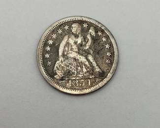 1854 Arrows Liberty Seated Dime
