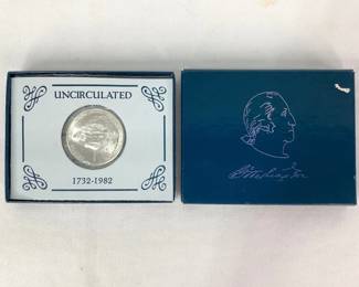 1982 George Washington Uncirculated Silver Half Dollar